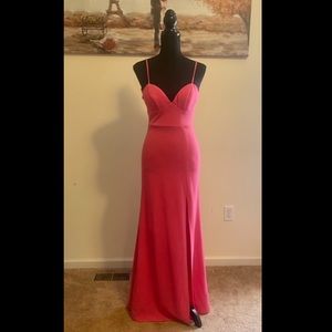 B. Darlin hot pink maxi dress